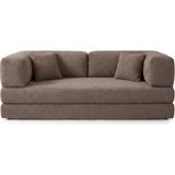 Branna Home Maxi Legom Ikili Sünger Koltuk Yatak Olabilen Kanepe Çok Amaçlı Çift Kişilik Aktivite Koltuğu 200X200CM - Kahve