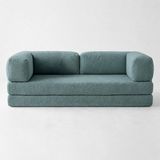 Branna Home Maxi Legom Ikili Sünger Koltuk Yatak Olabilen Kanepe Çok Amaçlı Çift Kişilik Aktivite Koltuğu 200X200CM - Yeşil