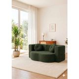 Branna Home Neiro Çift Kişilik Koltuk & Yataklı & Açılabilen & Aktivite & Sünger & Modern Tv Koltuk - Yeşil
