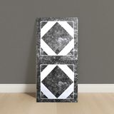 Brano 30X60 cm Kendinden Yapışkanlı Duvar,banyo,tezgah arası kaplama - 30 x 60 cm - Koyu Gri