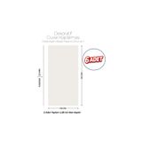 Brano 30X60 cm Kendinden Yapışkanlı Duvar,banyo,tezgah Arası Kaplama Kırık Beyaz 6 Adet