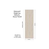 Brano 60X280 Duvar Paneli Doğal Taş Desen ,salon,duvar,traverten
