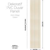 Brano 60X280 Duvar Paneli Lambiri Desen ,salon,duvar,tv Ünitesi-Açık Ahşap,kahverengi - 60 x 280 Cm