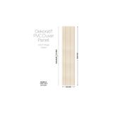 Brano 60X280 Duvar Paneli Lambiri Desen ,salon,duvar,tv Ünitesi-Açık ahşap,Kahverengi