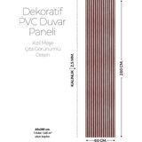 Brano 60X280 Duvar Paneli Lambiri Desen ,salon,duvar,tv Ünitesi-Vişne Çürüğü ,siyah - 60 x 280 Cm