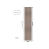 Brano Bej Desenli Duvar Lambiri 60x280 Cm-Kendinden Yapışkanlı