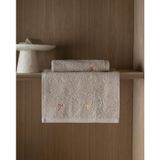 Branor 2'li Kroşeli%100 Pamuk El Havlusu - Bej - 30x45 cm