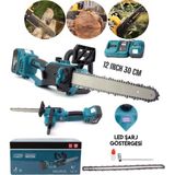Branzeg 36V Sarjlı Ağaç Odun Kesme Dal Kesme Budama Motoru Hızar Pala Boyu 30CM