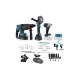 BRANZEG 4'lü Set 36v Şarjlı Spral Spiral 36v Şarjlı Hilti 36v Bijon Sökme Torklu Vidalama Powerbank