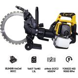 Branzeg Benzinli Duvar Beton Kesme Makinesi 80CC 9000RPM