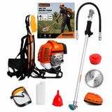 Branzeg Benzinli Sırt Tipi Tırpan 2.1 HP 7500 RPM 52 CC MİSİNA BAŞLIK DİSK TESTERE BENZİN DEPOSU