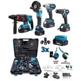 Branzeg BRZ553 Beşli Sarjlı Somun Hilti Matkap Spiral Matkap Seti 5'li