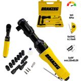 BRANZEG Havalı Cırcır Kolu Lokma Somun Sökme Sıkma 690rpm 6-8 Bar