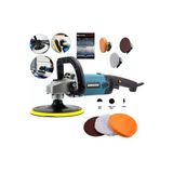 Branzeg Polisaj Pasta Cila Makinası 1400W Metal Sanzuman 3 Başlık Hediyeli