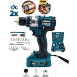 Branzeg Şarjlı Matkap 10MM Çelik Mandren Vidalama Metal Şanzuman