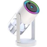 Branzino Hava Nemlendirici Humidifer Projeksiyon Aydınlatmalı Gökyüzü Temalı 7 Renk Rgb Çocuk Odası - Beyaz