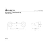 Brass BA1758BB Heritage Tuvalet Kağıdı Tutucu, Fırçalanmış Pirinç - Option-1