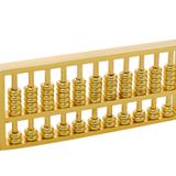 Brass Statu BRABUD Mini Bakır Abaküs Dekorasyon Çin Hesap Makinesi Matematik Hesaplama Aracı Çocuklar Yetişkin Koleksiyonu WQ018