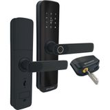 Brassco KLK30 V2 ProApp Akıllı Kapı Kilit | Bluetooth Mobil Uygulama, Parmak İzi, Şifre ve RFID Kart ile Giriş