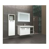 Brat Krizantem 100 CM Boy Dolaplı Banyo Dolabı