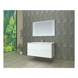 Brat Menekşe Çekmeceli 100 CM Banyo Dolabı