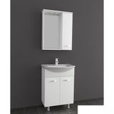 Brat Mobilya Banyo Dolabı Beyaz 55 cm