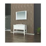 Brat Şakayık Çemeceli 90 cm Lake Banyo Dolabı