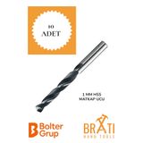 BRATİ HAND TOOLS 1 Mm Matkap Ucu 10 Adet Paket Metal Alüminyum Ahşap Çelik Delme Açma Uçları