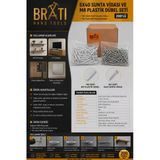Brati Hand Tools 5X40 Sunta Vidası Ve M8 Plastik Dübel Seti 200'Lü