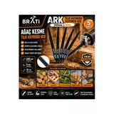 Brati Hand Tools Ark Ağaç Kesme Tilki Kuyruğu Ucu Tilki Kuyruğu Testeresi Ucu 240Mm X 5Mm 5 Adet
