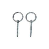 Brati Hand Tools Halkalı Metal M6 Vidalı Sabitleme Gerdirme Çekme Kaldırma Tavan Kancası Asma Kiti Civata -5 Adet