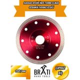 BRATİ HAND TOOLS Hassas Kesim Ince Turbo Elmas Seramik Fayans Kesici 115×1,2X22.23MM Çapraz Diş
