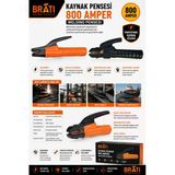 Brati Hand Tools Kaynak Pensesi 800 Amper Welding Pensesi Str
