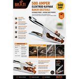 BRATİ HAND TOOLS Kaynak Şase Pensesi 500AMP