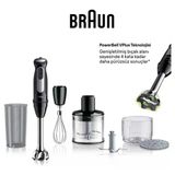 Braun 1000 Watt Multiquick 5 Pro El Blender Seti Mq55254mbk Mini Mutfak Robotu Rendeli Doğrayıcı Çırpıcı Beher Komple Set