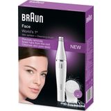 Braun 2 Yil Face 810 - Yuz Epilatoru & Mikro Salinimli Yuz Temizlik Fircasi Kablosuz Kuru
