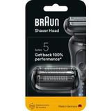 Braun 54B Tıraş Makinesi Yedek Başlığı Series 5 İçin Siyah Renk Kolay Temizlik Ve Uzun