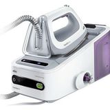 Braun 6 Bar 120 g/dk Buhar Sistemi 340 g/dk Şok Buhar Kilit Sistemli Akıllı Ütü 1,4 lt Su Tankı 3D Eloxal Taban - Beyaz/Violet