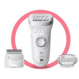 Braun 9705 SensoSmart Kablosuz Islak&Kuru 3 Ek Parçalı 2'si 1 Arada Epilatör