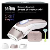 Braun Akıllı Ipl Cihazı Epilasyon Skin İ·expert 7, Pl7253, Beyaz/Pembe Altın - Ev İçin Alternatif Lazer Epilasyon, Kalıcı Epilasyon, Kılıf, Venus Razor Ve 3 Aparat İçerir