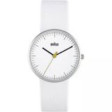 Braun Bayan 3 İbreli Analog Kuvars Saat, Beyaz Kadran Ve Beyaz Deri Kayış, 31 Mm Paslanmaz Çelik Kasa, Model Bn0021whwhl.