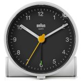 Braun BC01WB Beyaz-Siyah Klasik Analog Alarmı Masa Saati