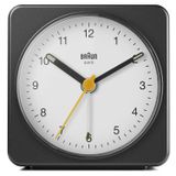 Braun BC03BW Siyah-Beyaz Klasik Seyahat Analog Alarmlı Masa Saati