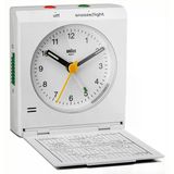 Braun Bc05w Analog Beyaz Alarmlı 72X78x30 Mm Masa Saati
