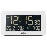 Braun BC10W Beyaz Dijital Alarmlı Masa Saati