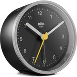 Braun BC12SB Gümüş-Siyah Klasik Analog Alarmlı Masa Saati