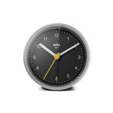 Braun BC12SB Gümüş-Siyah Klasik Analog Alarmlı Masa Saati