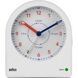 Braun BC22TW Beyaz Time Teachers Analog Alarmlı Masa Saati
