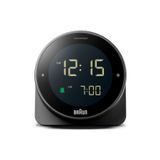 Braun BC24B Siyah Dokunmatik Ekranlı Dijital Alarmlı Masa Saati