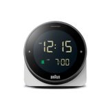 Braun BC24W Beyaz Dokunmatik Ekranlı Dijital Alarmlı Masa Saati